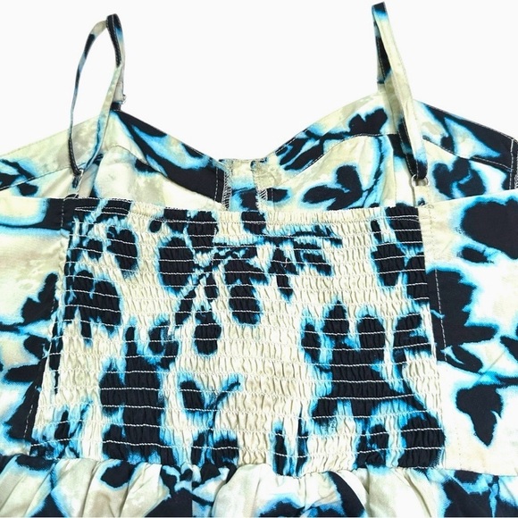 WISHING WAVES Floral 3-Tier Maxi Dress with Adjustable Straps and Back Smocking - Picture 6 of 9